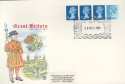 1981-12-30 Definitive Coil Stamps WINDSOR FDC (29577)