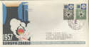 1957-09-16 Netherlands Europa FDC (32468)