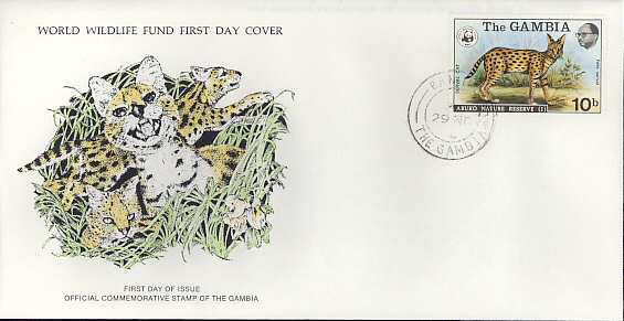 Serval Cat FDC (3392)