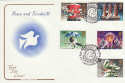 1983-11-16 Christmas Peacehaven FDC (34424)