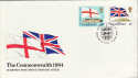 1984-04-10 Guernsey Commonwealth Flags FDC (35447)
