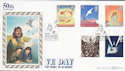 1995-05-02 VE Day Dover Kent Silk FDC (35756)