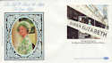 1985-06-07 Ascension Queen Mother M/S Silk FDC (36022)