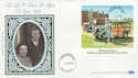 1985-06-07 St Helena Queen Mother M/S Silk FDC (36036)