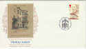 1990-07-10 Thomas Hardy PPS Silk Dorchester FDC (38196)