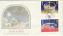 1991-04-23 Europe in Space Harwell Silk FDC (38344)