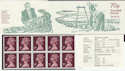 1978-08-09 FD4B 70p Folded Booklet Stamps (40191)