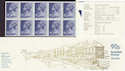 1978-02-08 FG2B 90p Folded Booklet Stamps (40202)
