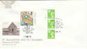 1997-03-01 St Columba Stamp / 20p Cylinder Margin FDC (40575)