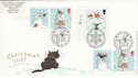 2001-11-06 Xmas Robins Doubled Generic 2003 FDC (40638)