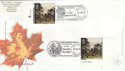2000-08-01 Tree and Leaf 65p Double Date FDC (41077)