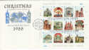 1988-11-15 Guernsey Christmas M/S FDC (43101)