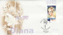 1998-01-04 Liberia Princess Diana FDC (43783)