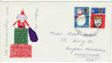 1966-12-01 Christmas Stamps Leeds FDI (44909)