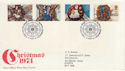 1974-11-27 Christmas Stamps Bureau FDC (45587)