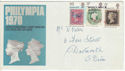 1970-09-19 Philympia Airmail Day Pmk Souv (45784)