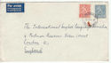 1956 Finland to London Cover (47624)