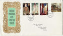 1968-08-12 British Paintings Stamps Bureau FDC (48192)