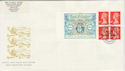 1994-07-27 Definitive Bank of England Label Pane FDC (49655)