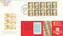 1997-11-20 10 x 1st Gold Cyl Royal Wedding SW1 Souv (49690)
