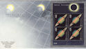 1999-08-11 Solar Eclipse M/Sheet Falmouth FDC (49767)