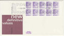 1982-02-01 Definitive Bklt Stamps Windsor FDC (49825)