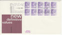 1982-02-01 Definitive Bklt Stamps Windsor FDC (49826)