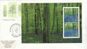 2000-09-18 Trees PSB Full Pane Nottingham FDC (49831)