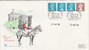 1990-11-27 Definitive Coil Stamps Windsor FDC (50025)