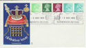 1975-12-03 Definitive Coil Stamps Windsor FDC (50026)