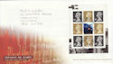 2004-03-16 Letters by Night Bklt Pane NW10 FDC (50104)