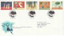 1996-10-28 Christmas Stamps Bureau FDC (50525)