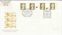 1997-04-21 Gold Definitive Doubled Windsor FDC (50914)