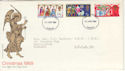 1969-11-26 Christmas Stamps Cardiff FDI (51120)