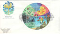 2001-03-13 Weather Stamps M/S Reading FDC (51125)