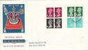 1971-02-15 10p Stamp Book Panes Windsor FDC (51140)