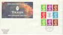 1992-10-27 Tolkien Bklt Pane Oxford FDC (51210)