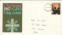 1967-10-18 Christmas Stamp London FDI (51547)