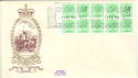 1982-02-01 1.25 Booklet Stamps Windsor FDC (51721)
