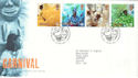 1998-08-25 Carnival Stamps Bureau FDC (51874)