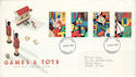 1989-05-16 Games and Toys Stamps London FDC (52152)