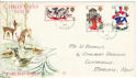 1968-11-25 Christmas Stamps Margate cds FDC (52511)