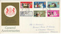 1970-04-01 Anniversaries Stamps Margate cds FDC (52546)