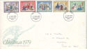1979-11-21 Christmas Stamps Stoke FDI (52551)