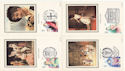1982-04-28 Theatre Benham Silk Postcards FDC (52591)