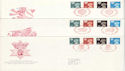 1989-11-28 Regional Definitive Stamps x3 SHS FDC (52798)