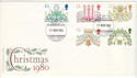 1980-11-19 Christmas Stamps British Library FDC (53664)