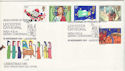 1981-11-18 Christmas Stamps Leicester Cathedral FDC (53704)