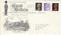 1967-06-05 Definitive Stamps Salisbury Festival Slogan FDC (5396