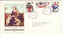 1968-11-25 Christmas Stamps Salisbury FDI (54209)